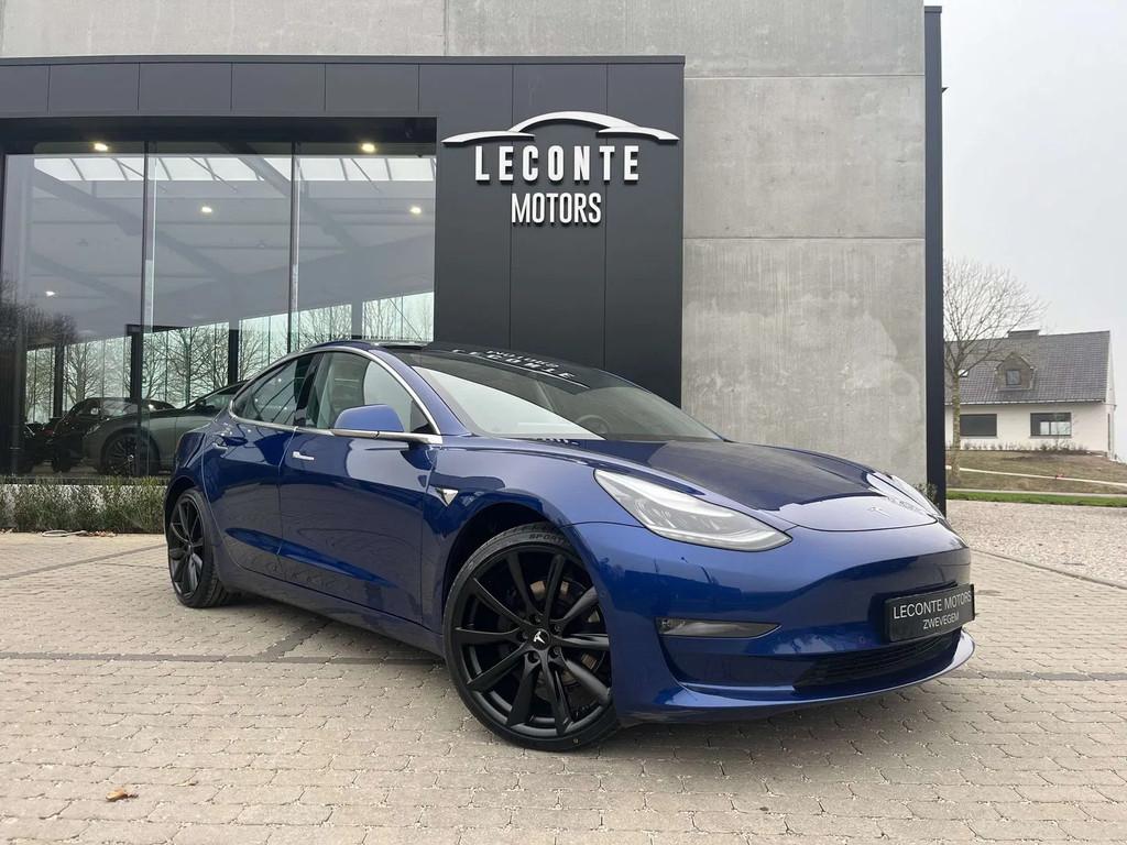 Tesla Model 3 75 kWh Dual Motor Long Range AWD 498PK, Automaat, 4 deurs, Gebruikt, Blauw