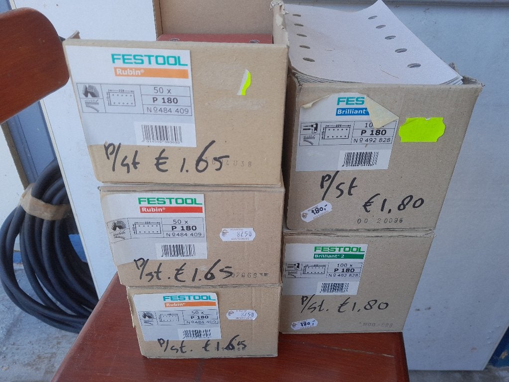 Partij div Schuurstroken vlakschuurmachine, oa Festool en 3M, Doe-het-zelf en Bouw, Gereedschap | Schuurmachines, Ophalen of Verzenden