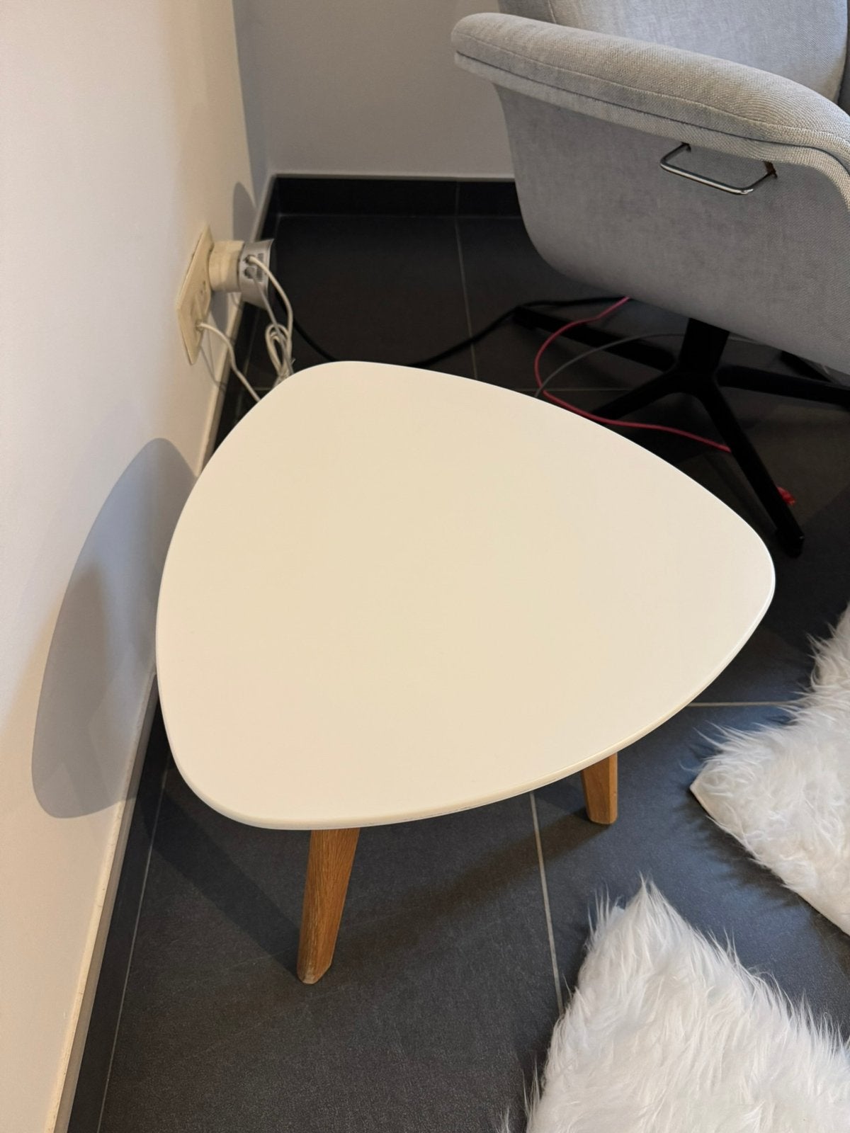 Salontafel, wit, Huis en Inrichting, Ophalen, Gebruikt