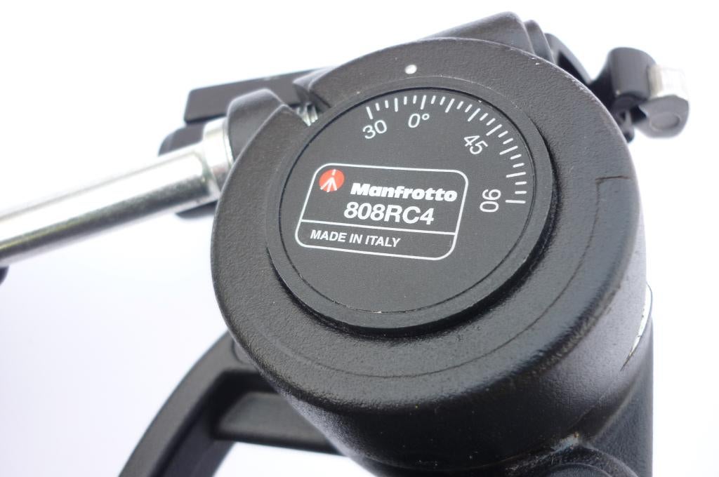 Tête à 3 voies Manfrotto 808RC4/, TV, Hi-fi & Vidéo, Neuf, Enlèvement ou Envoi, Avec rotule, Moins de 150 cm