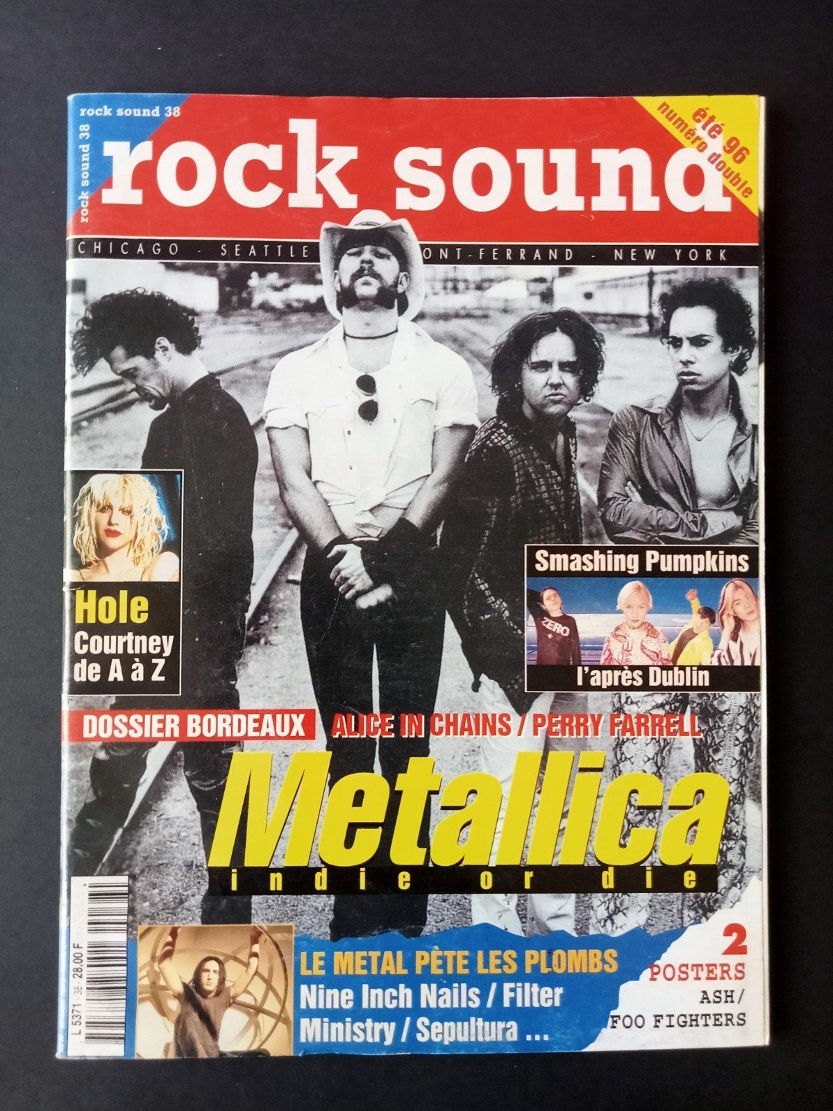 Metallica, Frans tijdschrift Rock Sound 1996, Ophalen of Verzenden, Rock
