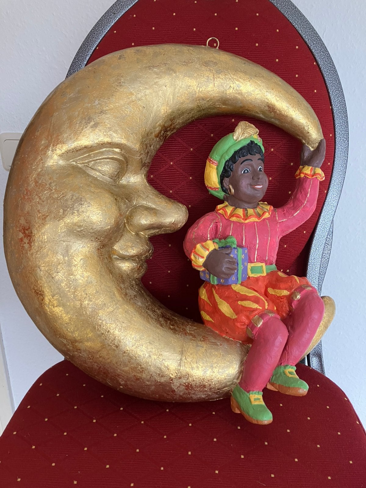 Decoratie Sinterklaas halve maan, Verzenden, Zo goed als nieuw
