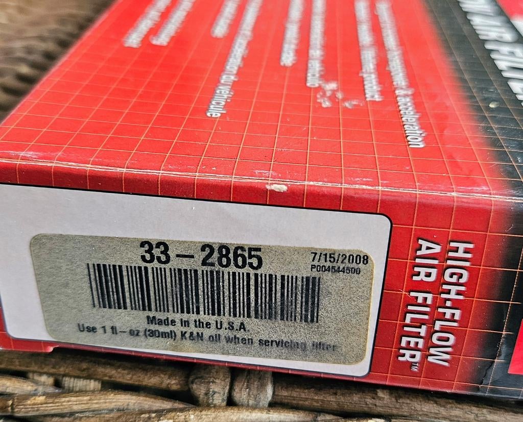 Filtre à air K&N 33-2865 pour plusieurs mod Audi, Seat et VW, Enlèvement, Utilisé, Seat