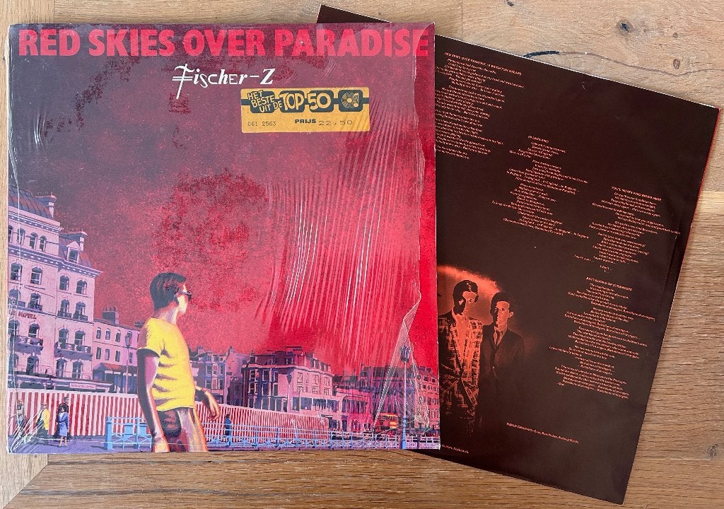 FISHER Z - Red skies over paradise ( LP; NMINT ), LP, Ophalen of Verzenden, Zo goed als nieuw, Poprock