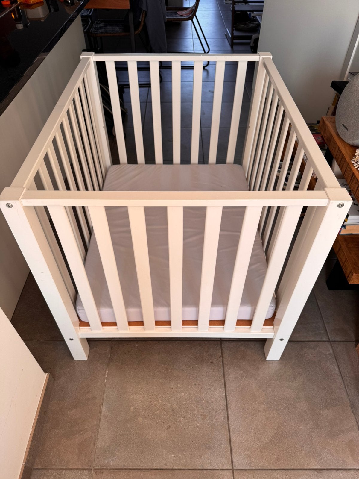 Baby parkje, Enlèvement, Utilisé, Carré, Réglable en hauteur