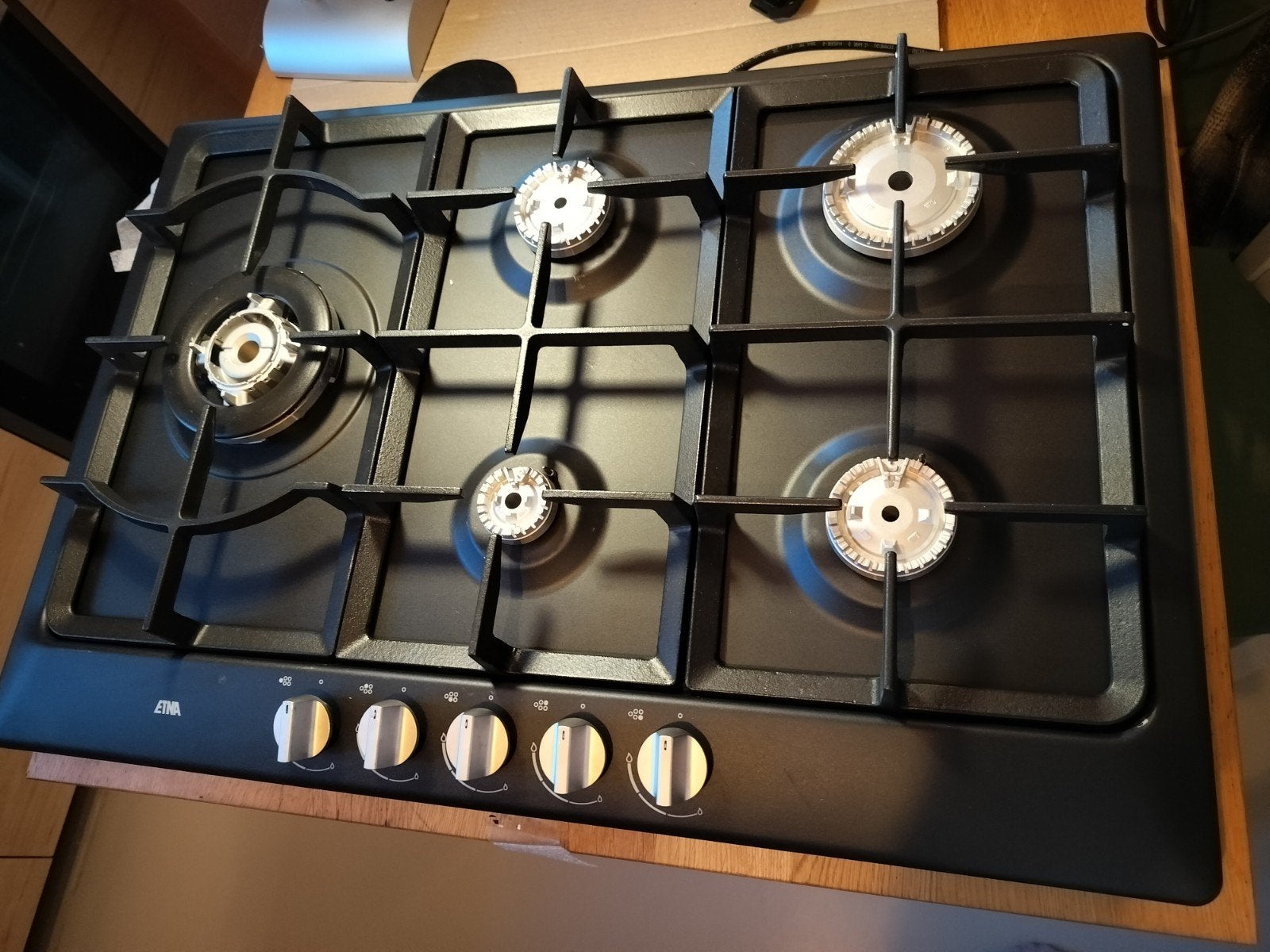 ETNA KG775ZTA gaskookplaat NIEUW!, Nieuw, Ophalen of Verzenden, Inbouw, Gas