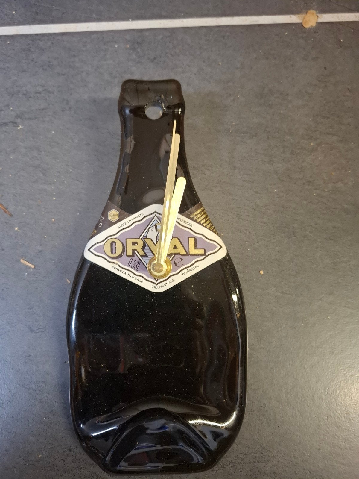horloge bouteille Orval, Enlèvement ou Envoi