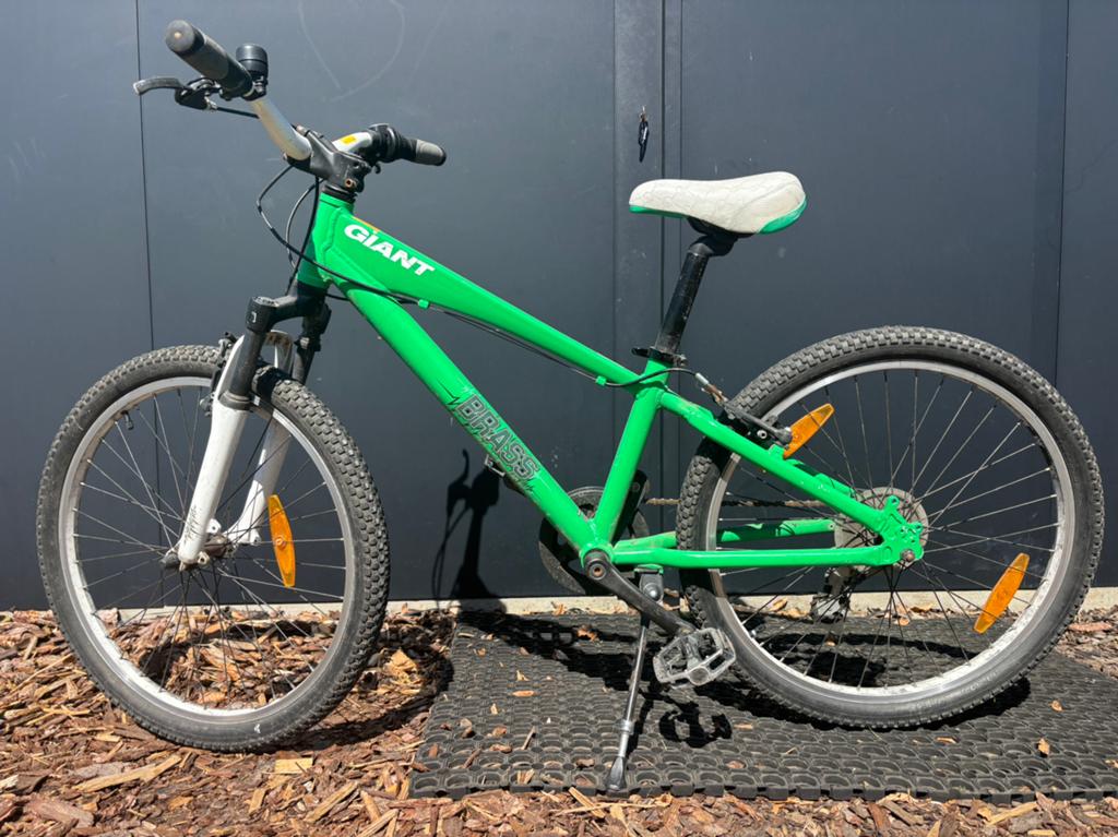 Jongens MTB 24 inch, Fietsen en Brommers, Ophalen, Gebruikt, Hardtail, Velgrem