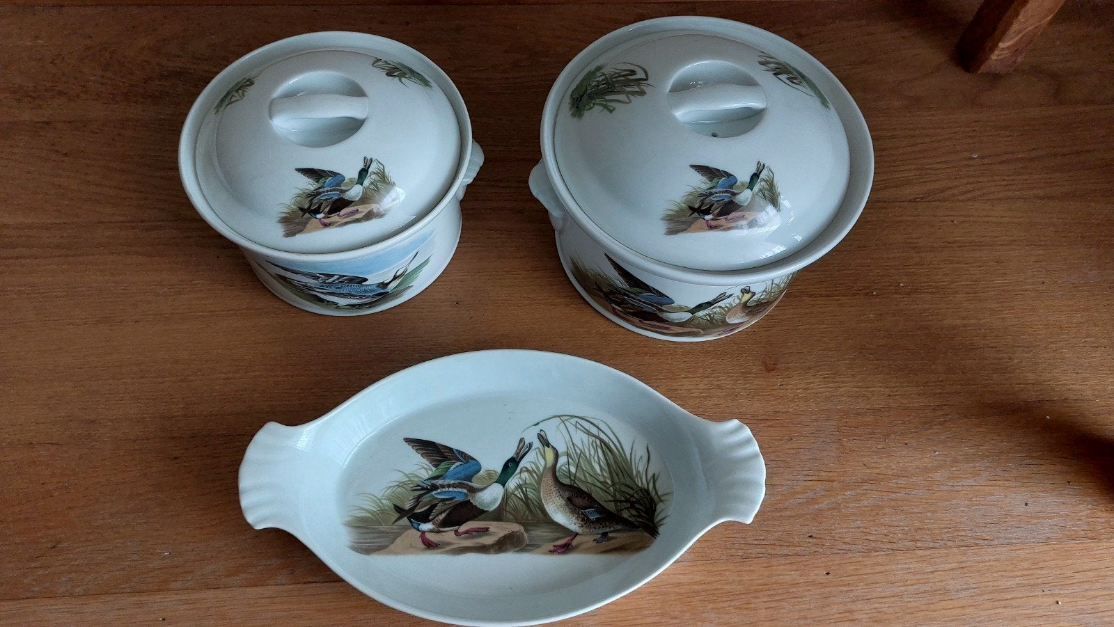 Ensemble de 5 canards en porcelaine, Enlèvement
