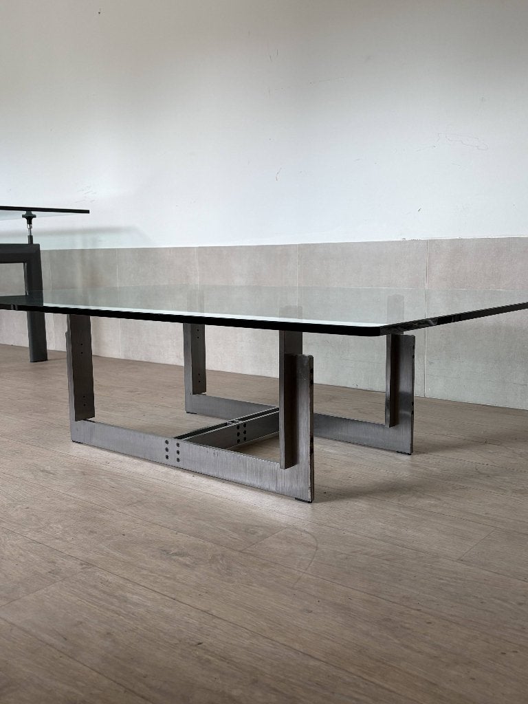 "Florian" coffee table, designed by Carlo Scarpa, Ophalen, Gebruikt, 100 tot 150 cm, Glas