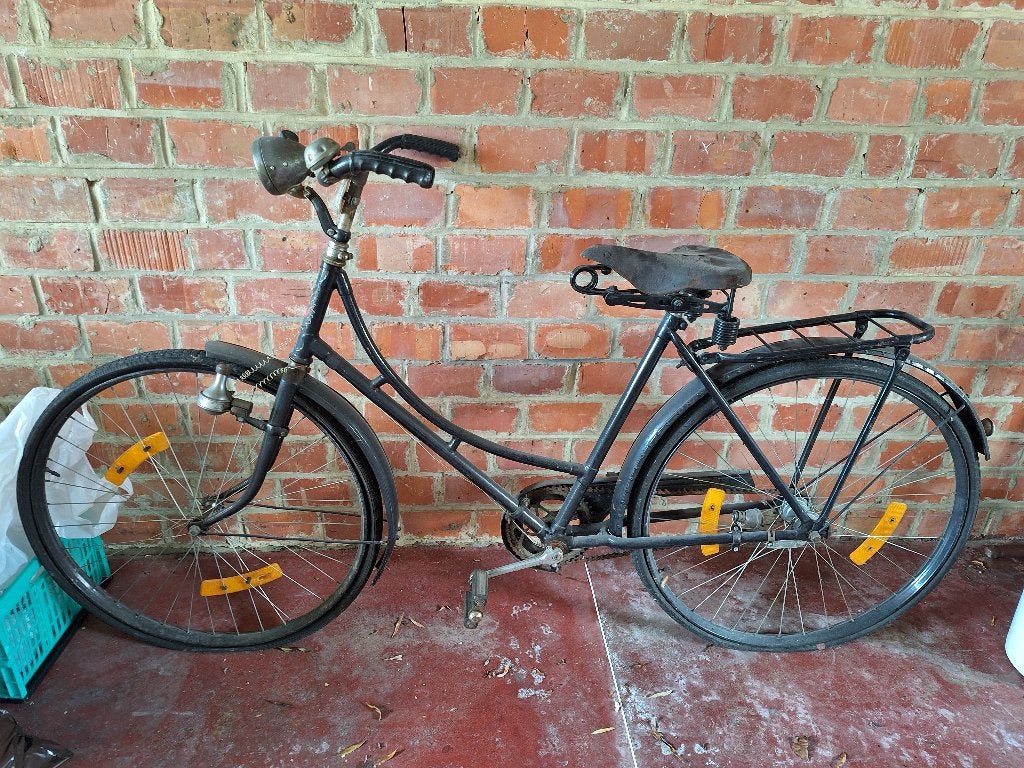 Vintage, antieke fiets, Alb. Struyf - Louvain - Breveté, Fietsen en Brommers, Ophalen