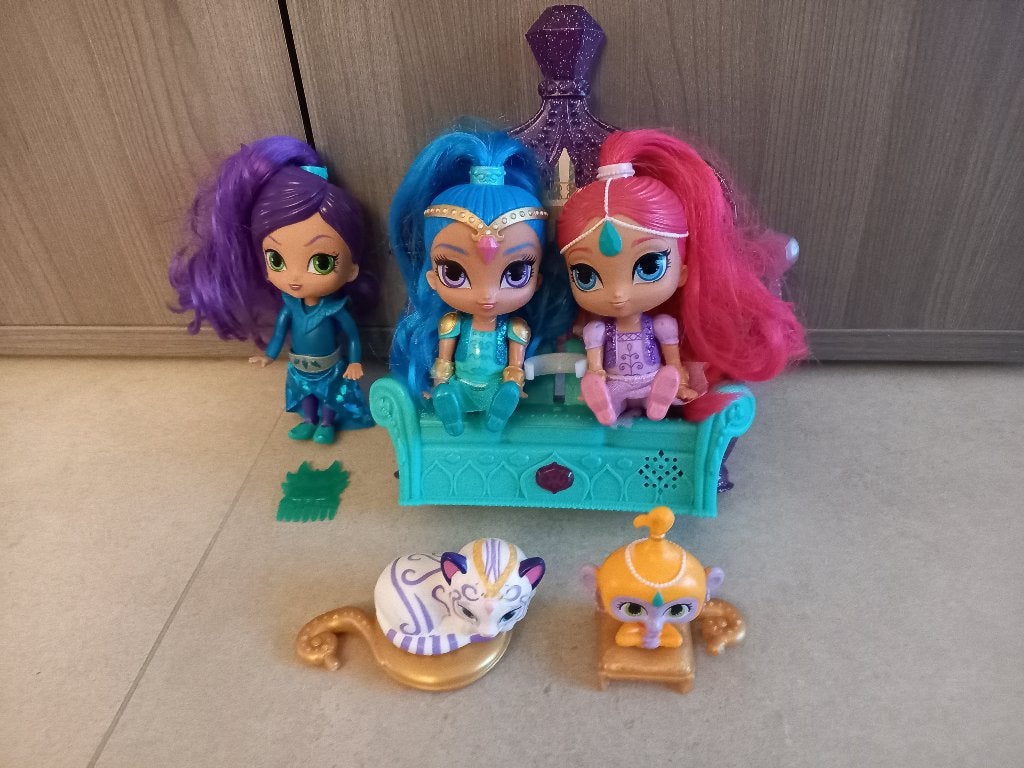 Speelset Shimmer and Shine + extra pop, Kinderen en Baby's, Ophalen of Verzenden, Gebruikt, Overige typen