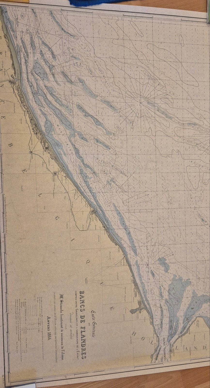 ancienne carte marine, Enlèvement