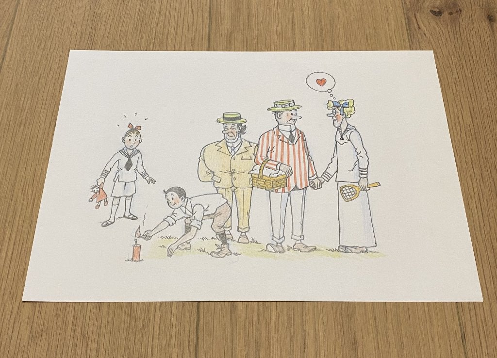 Vandersteen - Suske en Wiske - originele tekening De Rop, Ophalen of Verzenden, Nieuw
