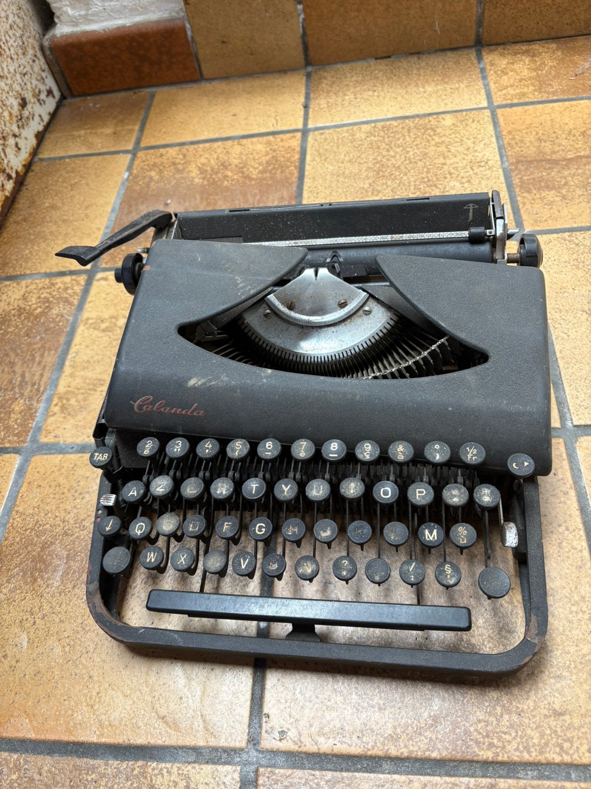 Typmachine, Ophalen, Gebruikt