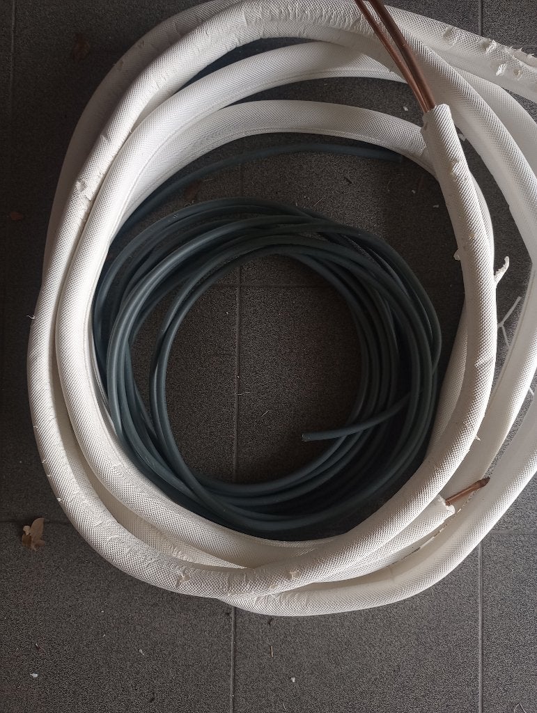 Ligne de refroidissement 1/4 3/8 3m40 et 4m + 12m 5g1,5, Electroménager, Climatiseurs, Enlèvement ou Envoi, Moins de 60 m³, Comme neuf