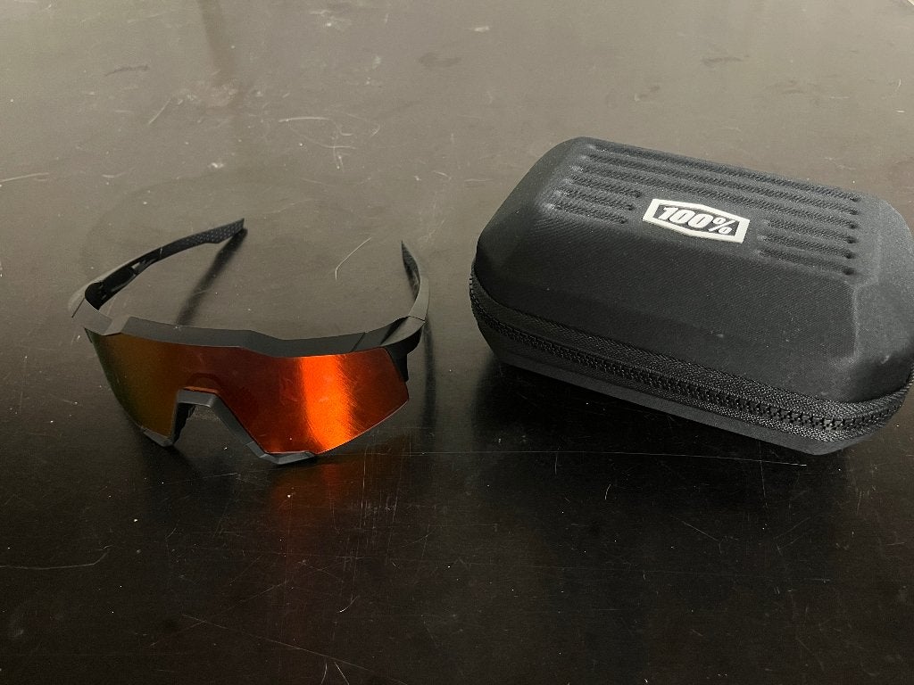 100% speedcraft fietsbril, Fietsen en Brommers, Ophalen of Verzenden, Gebruikt, Heren, Bovenkleding