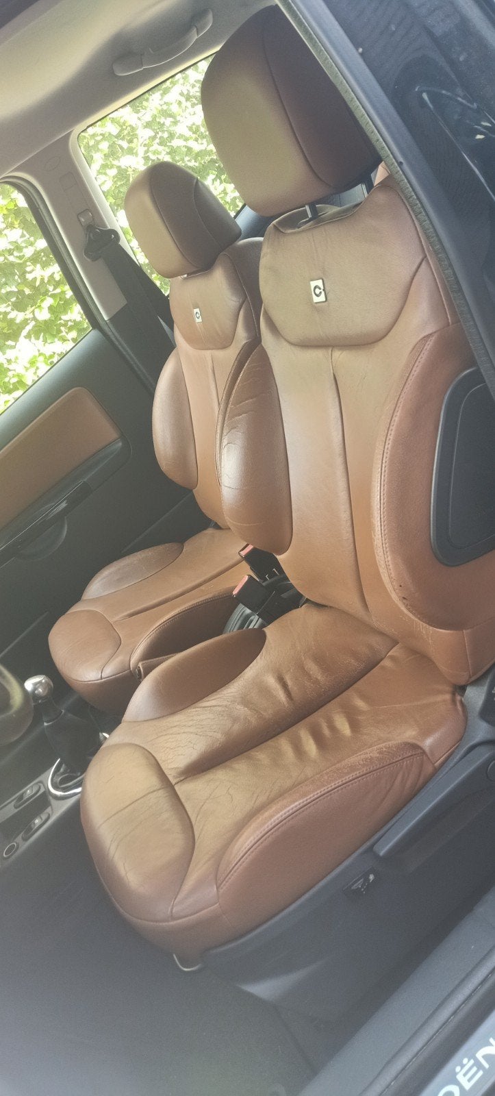 Intérieur en cuir marron Citroen C2 VTS Code/Sport & Chic, Autos : Pièces & Accessoires, Enlèvement