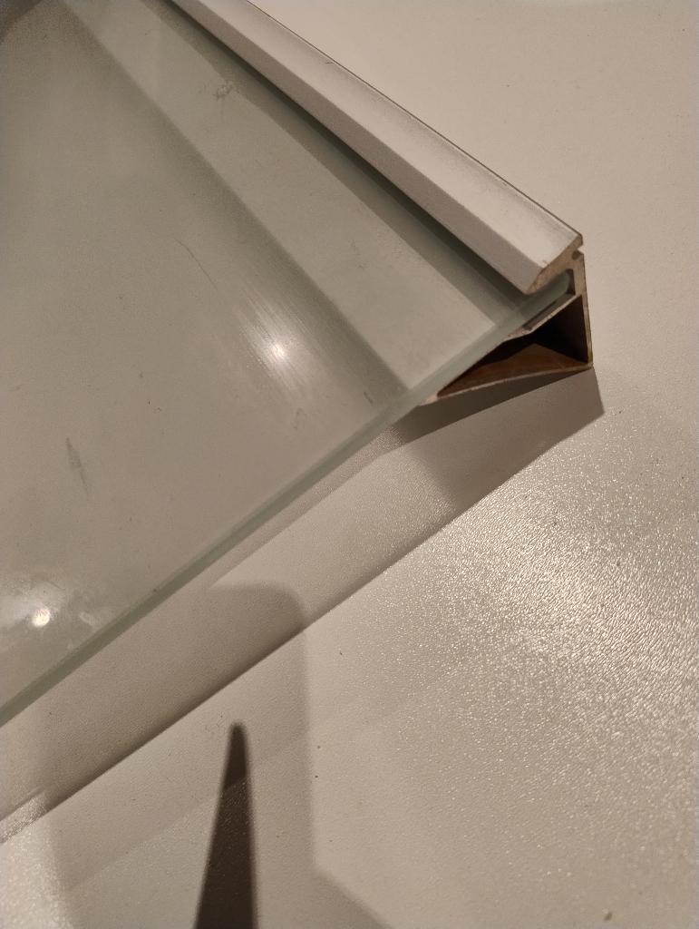 4 étagères verre, Enlèvement, Utilisé