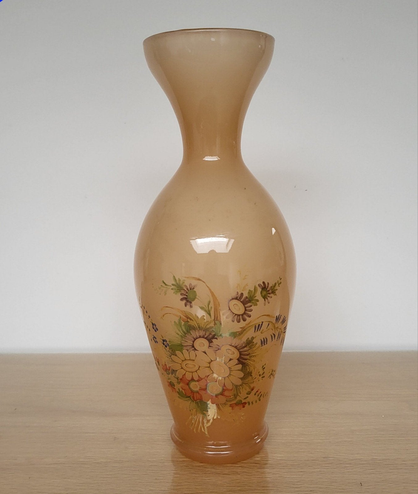 Vintage Opaline glas vaas, Antiek en Kunst, Ophalen