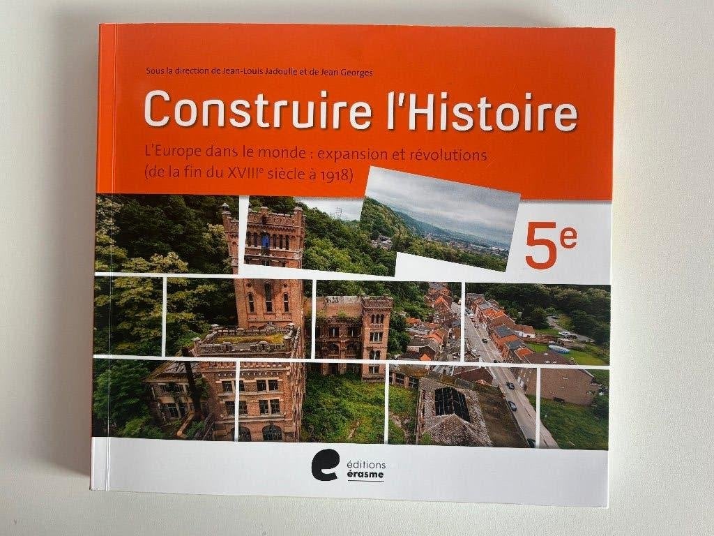 Construire l‘histoire 5e édition érasme, Histoire, Editions erasme, Utilisé, Secondaire