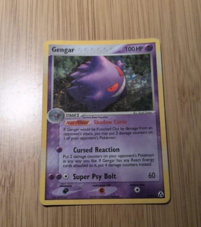 Carte Pokémon Gengar holographique 5/92, Collections, Enlèvement, Utilisé
