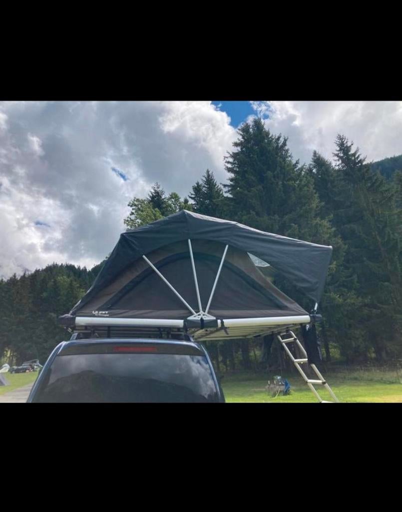 Daktent te koop met voortent, Caravans en Kamperen, Tenten, Ophalen, Zo goed als nieuw