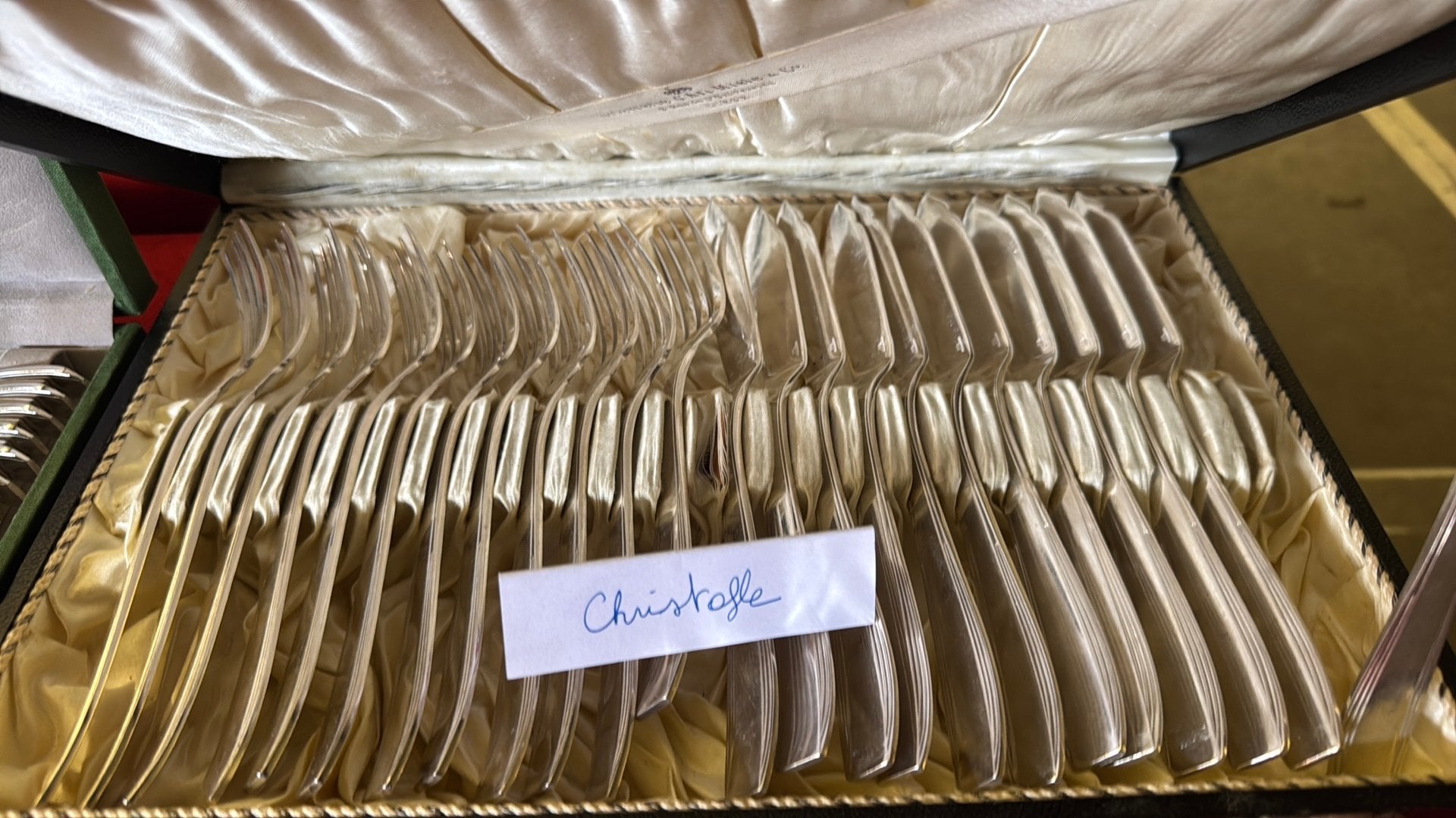 Service à poisson Christofle 24 pieces, Antiquités & Art, Enlèvement