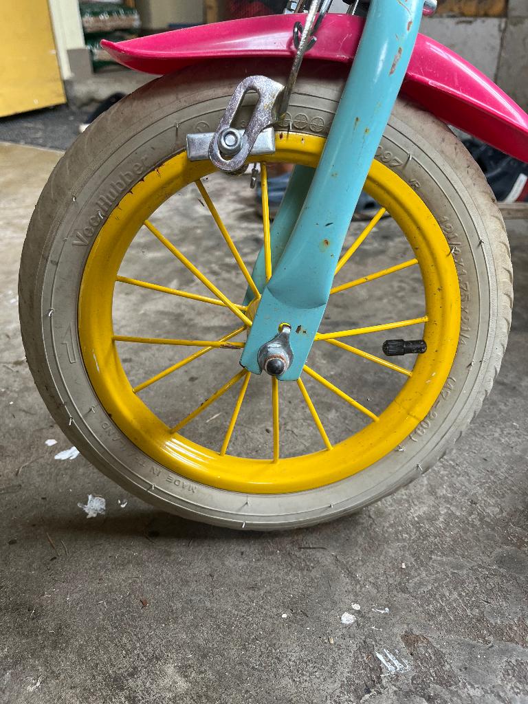 Kinderfiets peppa, Enlèvement, Utilisé, 14 pouces ou moins