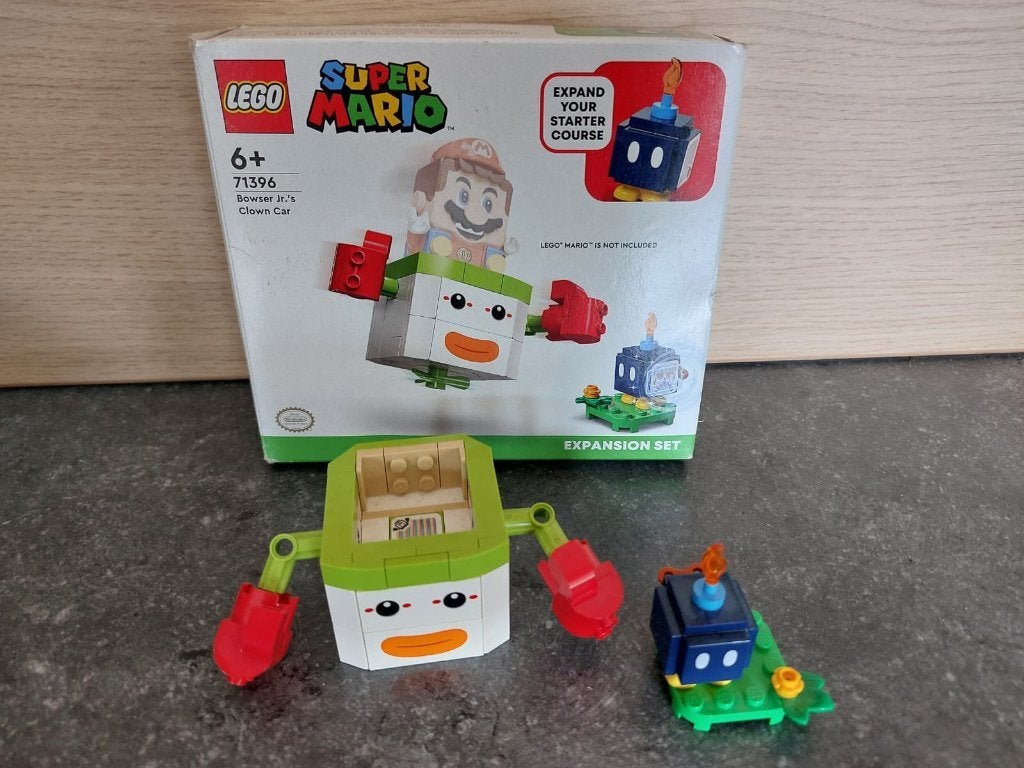 Lego Super Mario - Bowser Jr.'s Clown-capsule (71396), Compleet, Overige thema's, Lego, Ophalen of Verzenden