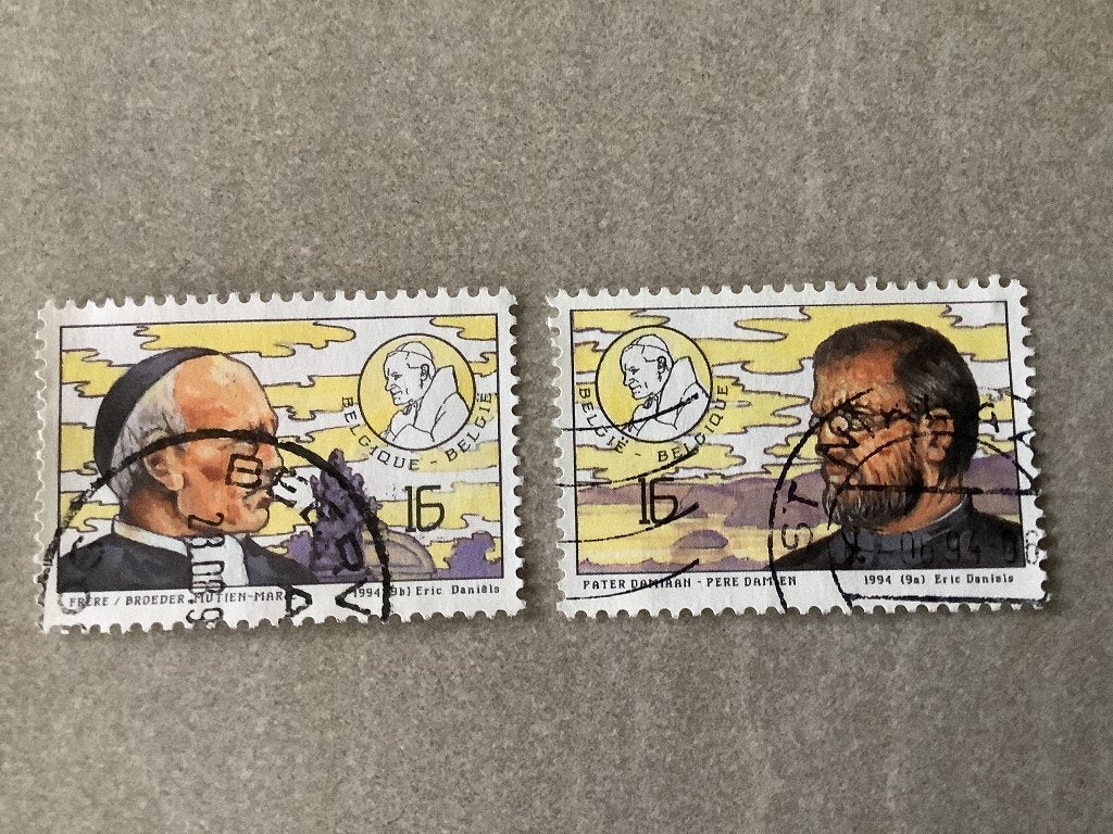 Belgische postzegels Obp nr(s) 2557/58, Postzegels en Munten, Frankeerzegel, Ophalen of Verzenden, Gestempeld, Gestempeld