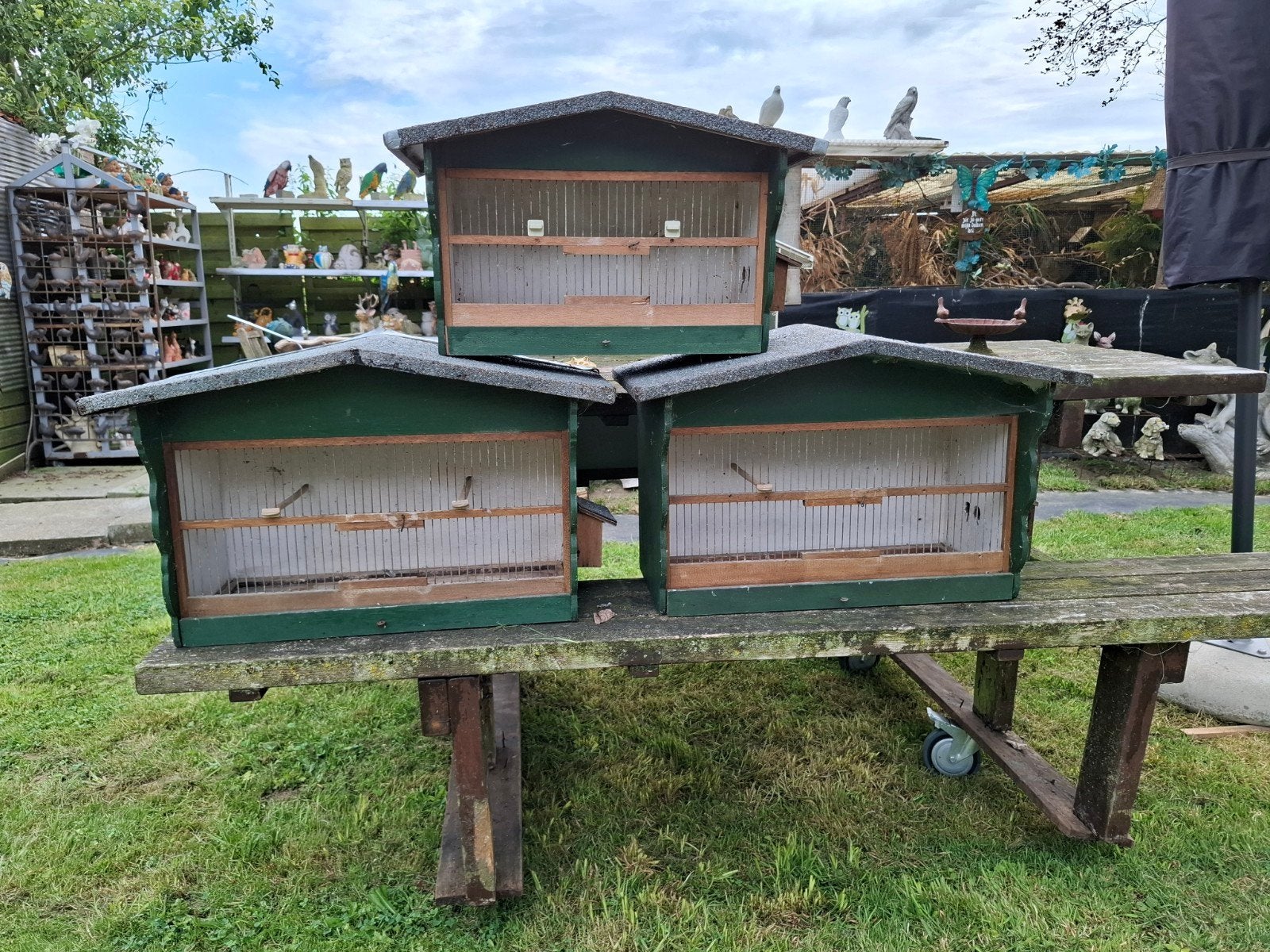 Vogelkooien, Dieren en Toebehoren, Ophalen, Gebruikt, Hout, Vogelkooi