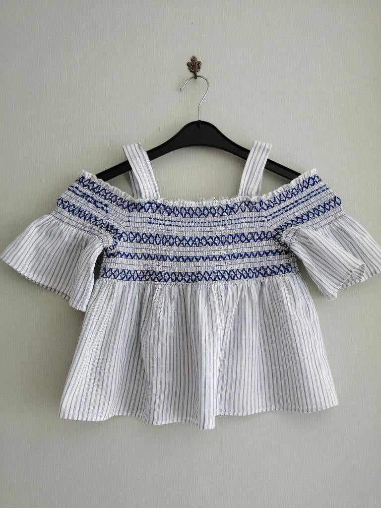 magnifique chemisier court Zara Kids taille 10 ans, Chemise ou Chemisier, Utilisé, Fille, Zara kids