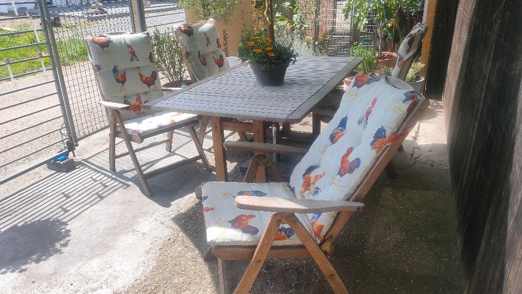 Tuinset, Tuin en Terras, Ophalen, Gebruikt, Hardhout, Tuinset