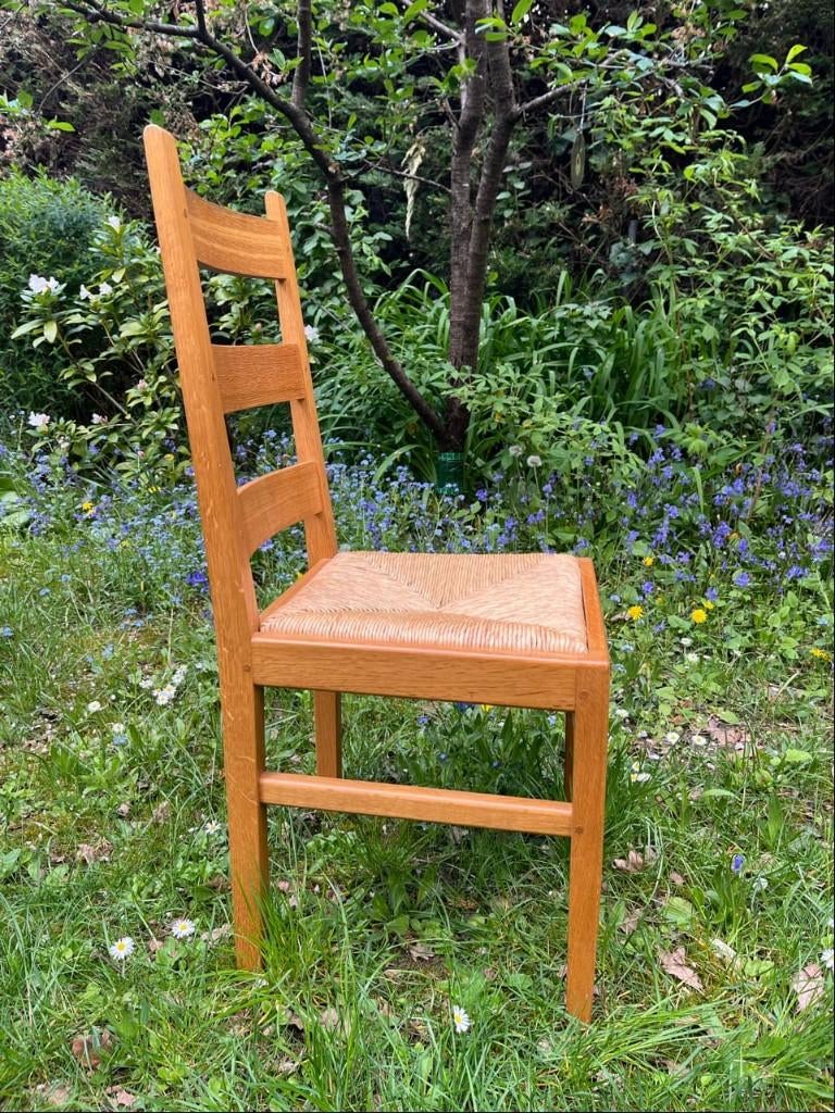 6 chaises chene massif, Maison & Meubles, Chaises, Comme neuf, Brun, Enlèvement, Cinq, Six Chaises ou plus