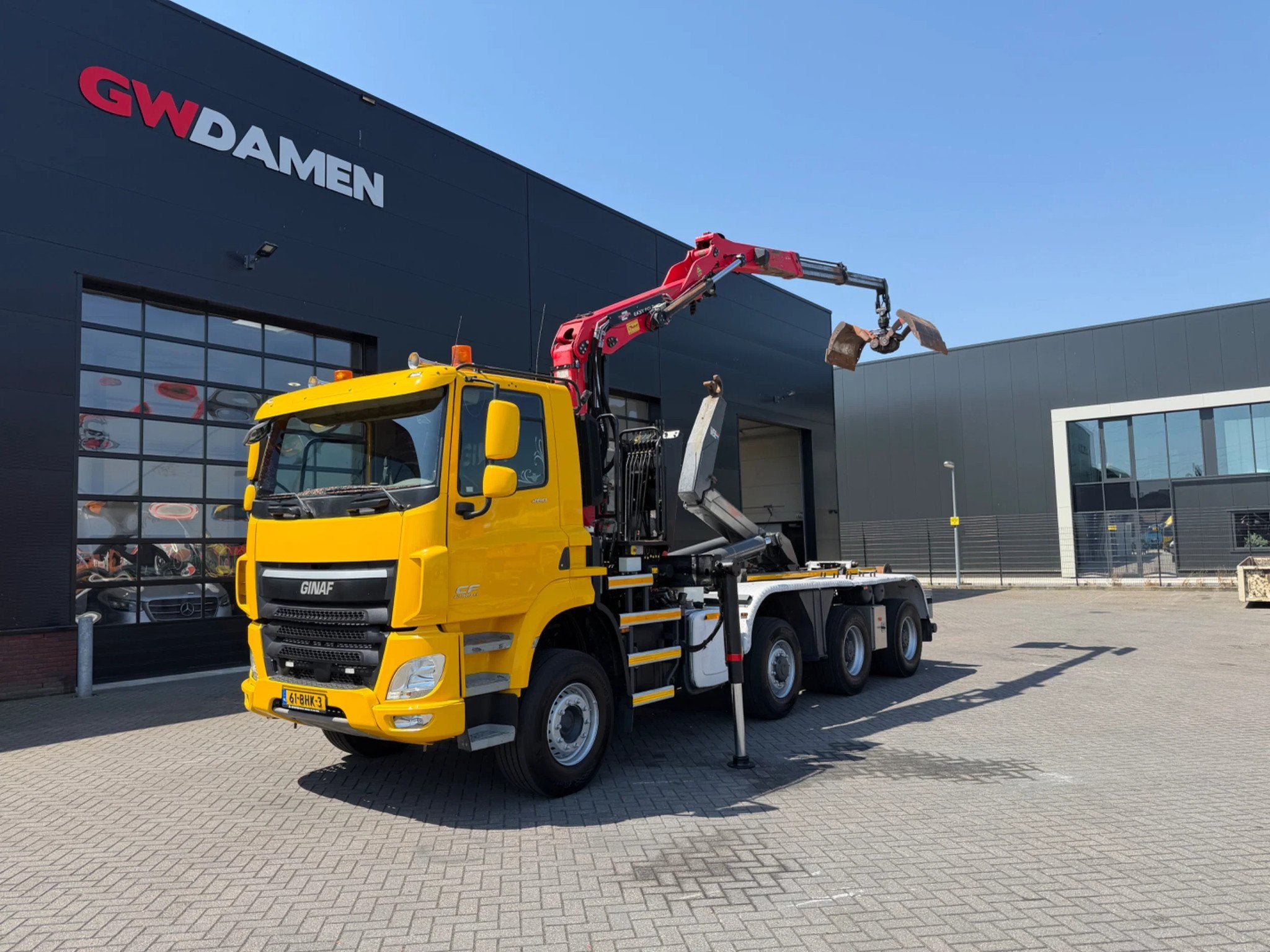 Ginaf X6 4243 CS 8x6 Haaksysteem /Z Kraan Euro 6, Autos, Camions, Achat, Euro 6, Ginaf, 338 kW