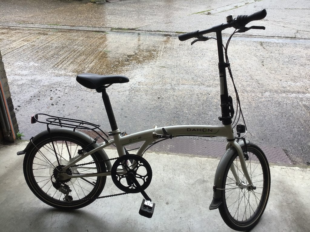 Plooifiets, Fietsen en Brommers, Fietsen | Vouwfietsen, Ophalen, 20 inch of meer, Gebruikt, Versnellingen