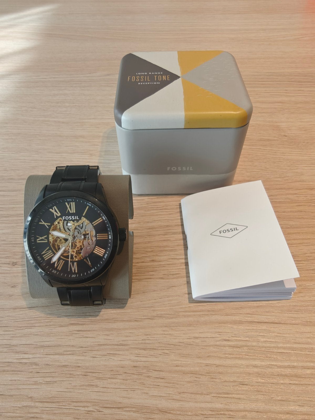 Montre Fossil Flynn Automatic (BQ2092) pour homme — Cool & S, Montre-bracelet, Autres marques, Enlèvement ou Envoi, Acier