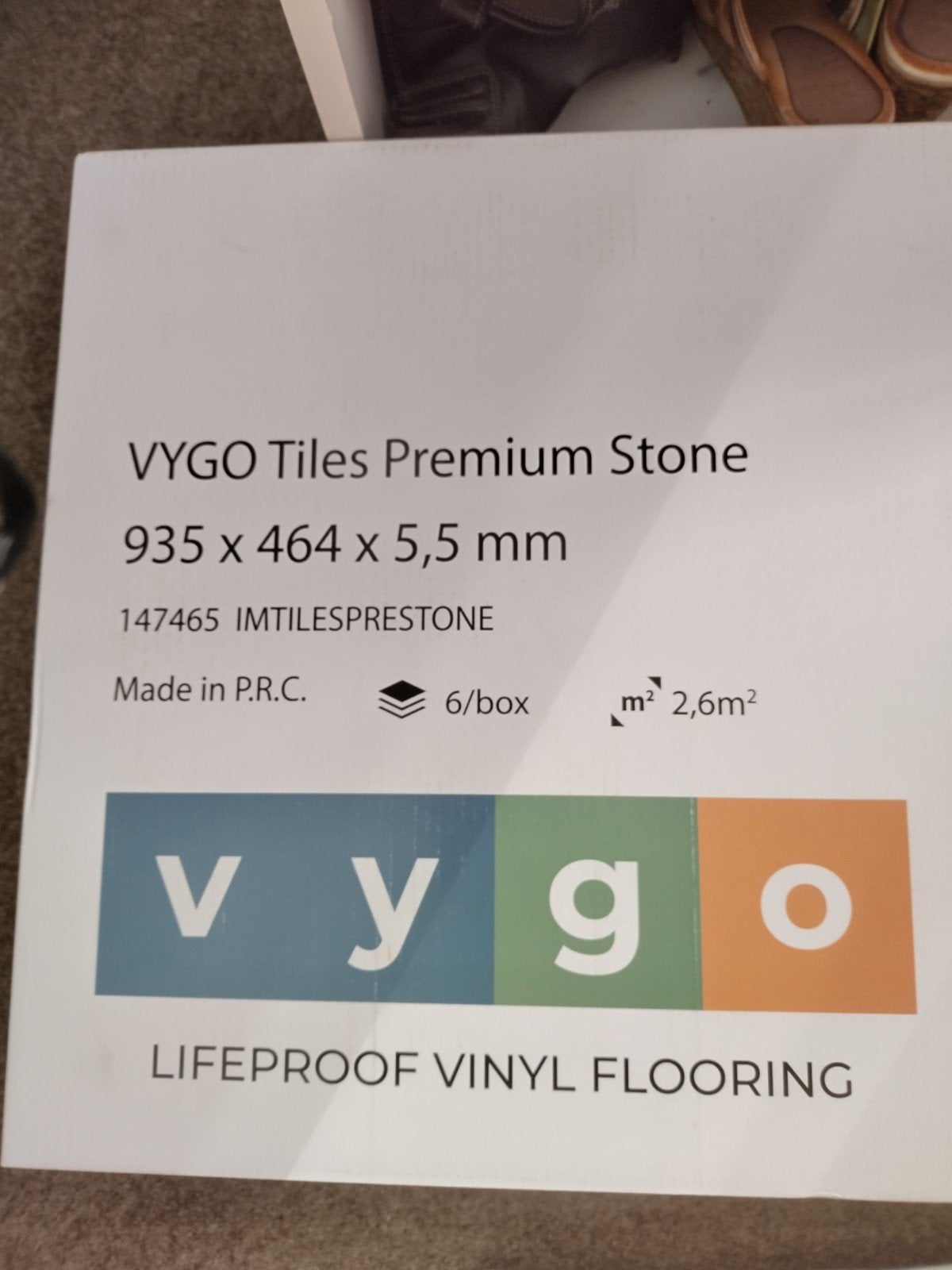 Terrazzo click vinyl, Enlèvement