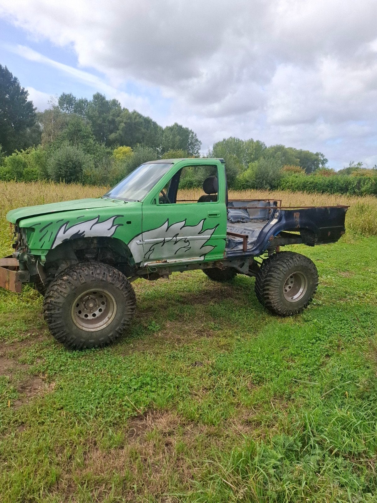 Toyota hilux bj 1995 met 3.0L Turbo diesel 226000 km, 4 deurs, 4 cilinders, Blauw, Vierwielaandrijving