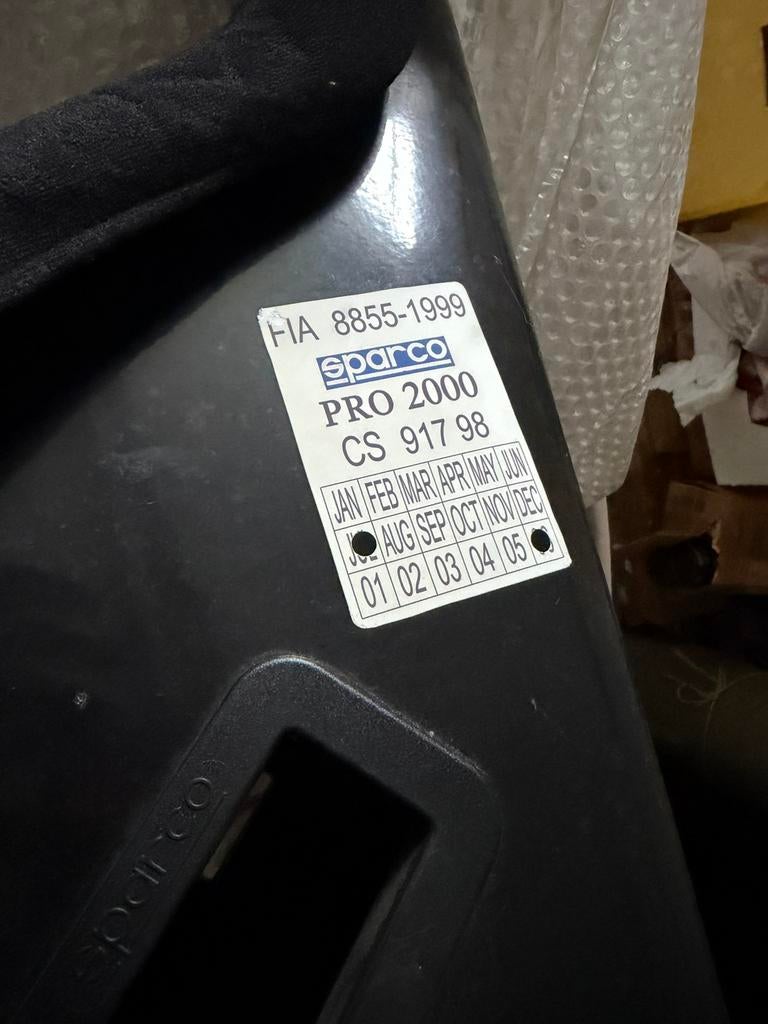 Sieges sparco pro 2000, Enlèvement, Utilisé