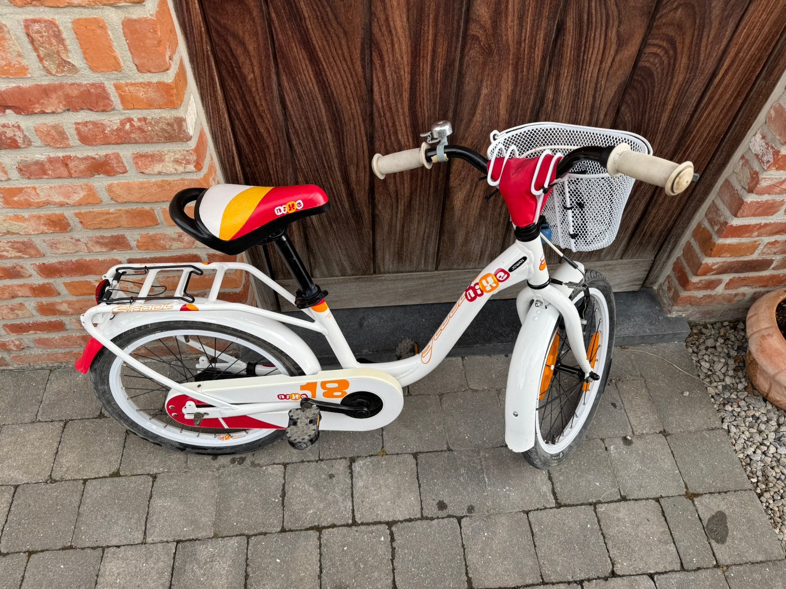 S’Cool kinderfiets 18 inch | Apart of samen te koop, Vélos & Vélomoteurs, Vélos | Filles, Frein à rétropédalage, Frein à main
