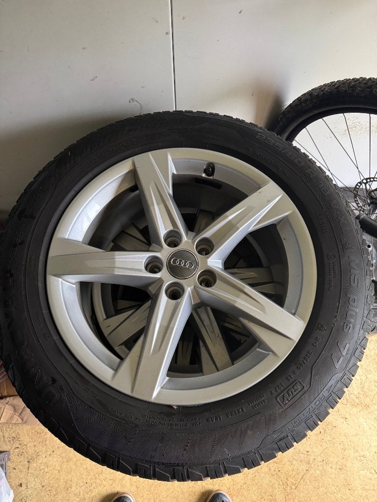 4 roues hiver Audi Q5 2019 – jantes alu Audi Q5 – 235/60 R18, Autos : Pièces & Accessoires, Pneus hiver, 18 pouces, Enlèvement