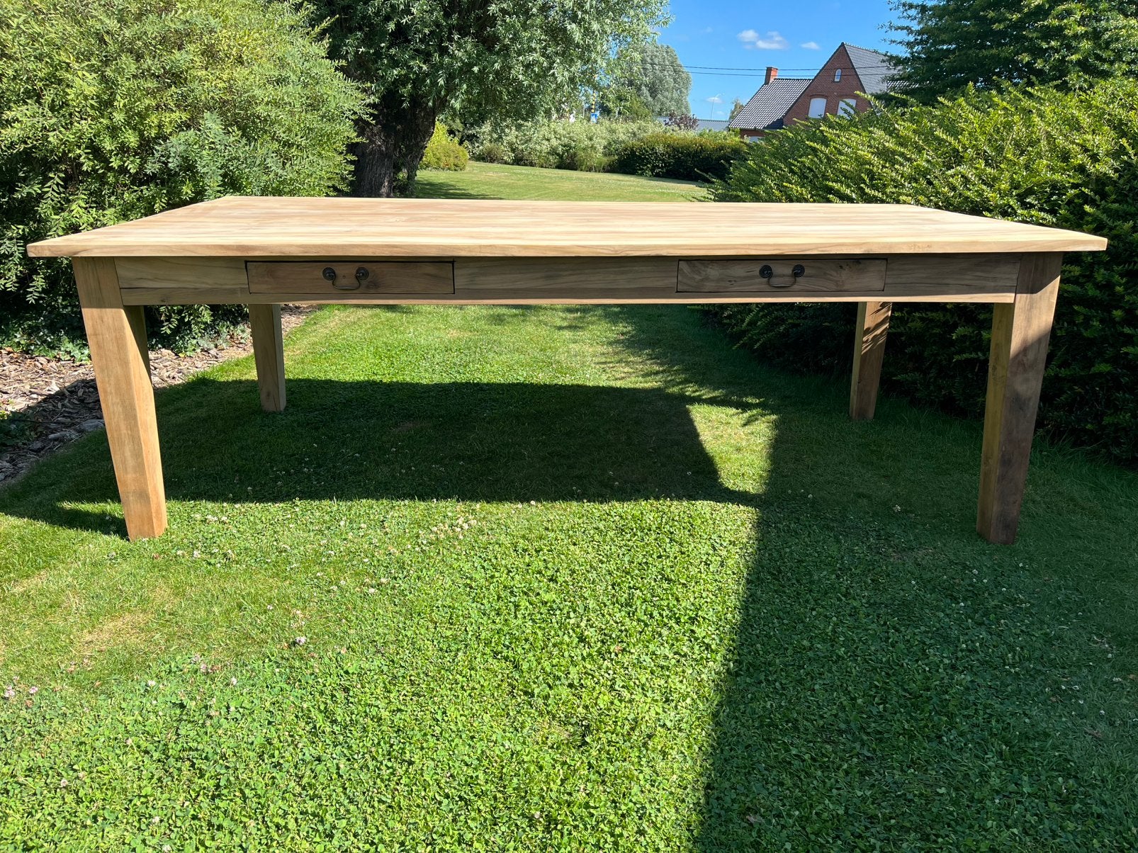 Table de ferme 240x119x79, Enlèvement, Comme neuf