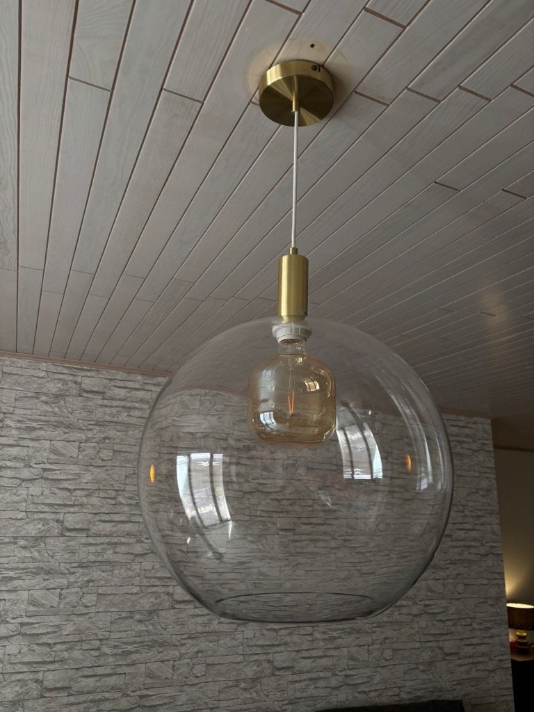 Hanglamp, Ophalen, E27 (groot), Modern, Glas