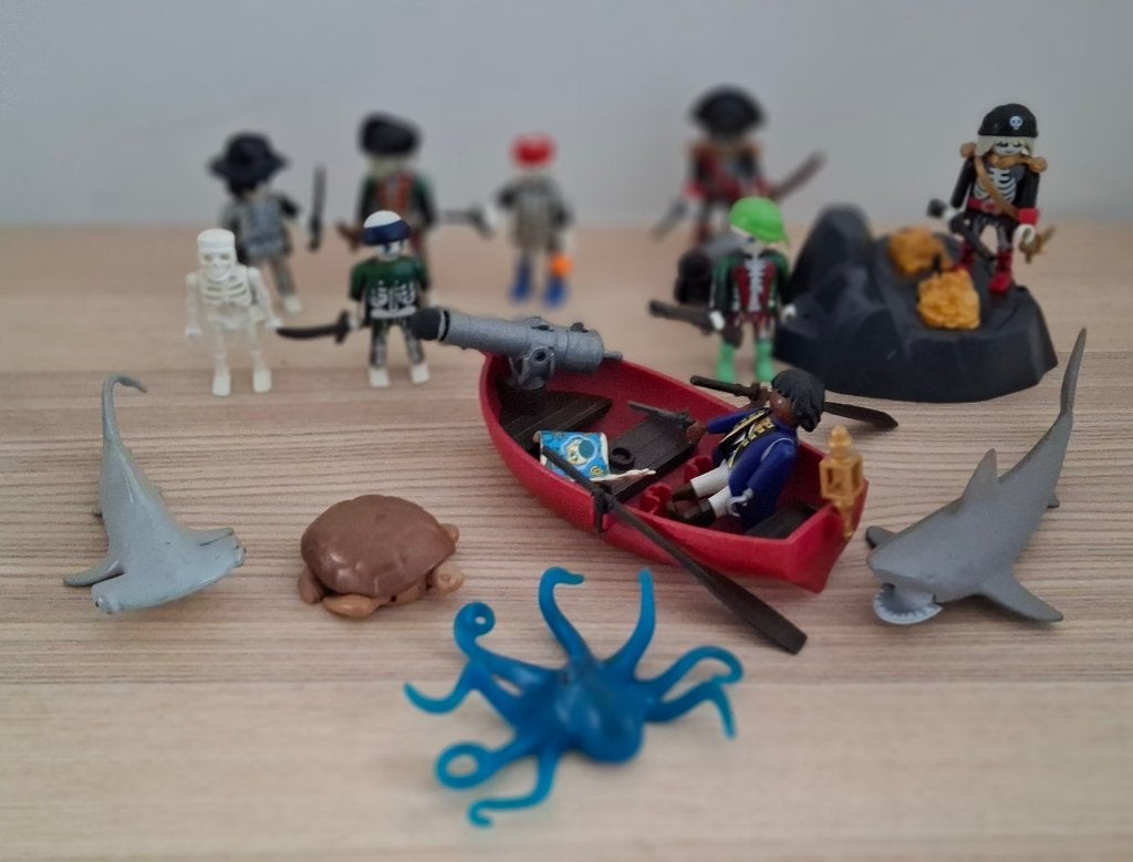 Playmobil Geobra Phantom Pirates Piraten van de Caraïben, Pirates, Complete set, Ophalen of Verzenden, Zo goed als nieuw