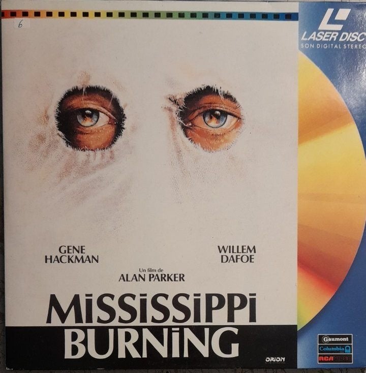 LASER DISC MISSISSIPI BURNING, CD & DVD, DVD | Action, Enlèvement ou Envoi, Utilisé, Thriller d'action