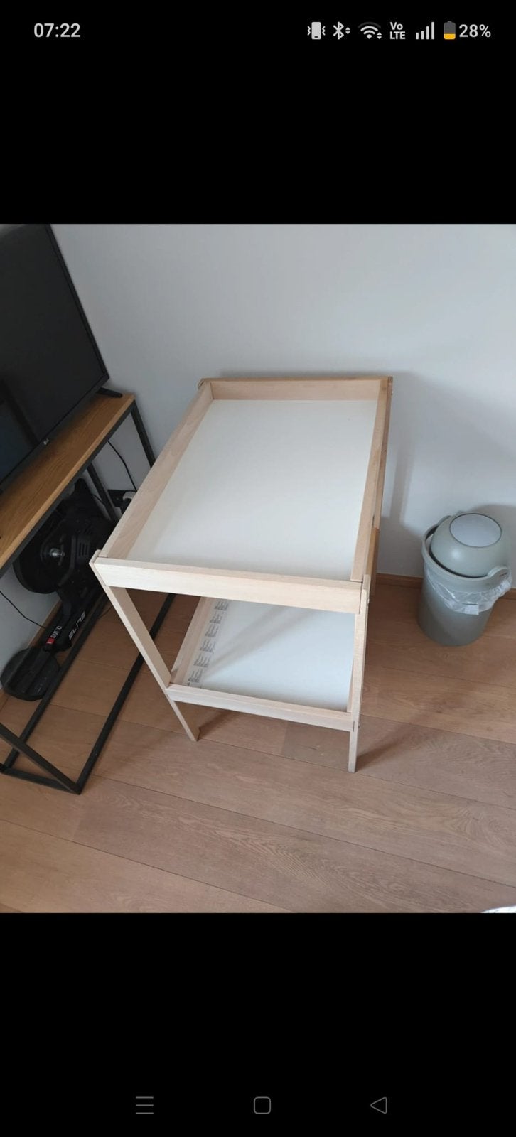 Verzorgingstafel ikea, Kinderen en Baby's, Ophalen, Zo goed als nieuw
