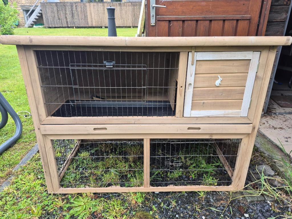 Clapier en bois pour lapin, Lapin, Cage, Enlèvement, Utilisé