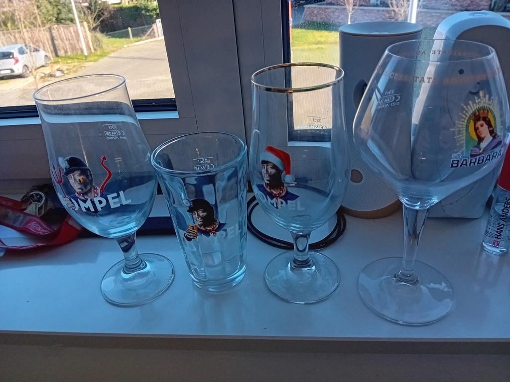 Kompel collectie, Verzamelen, Ophalen of Verzenden, Nieuw, Bierglas